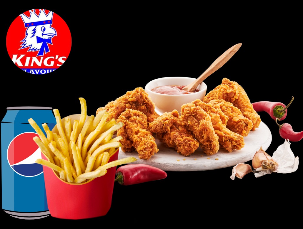 3pcs Spicy Wings Meal