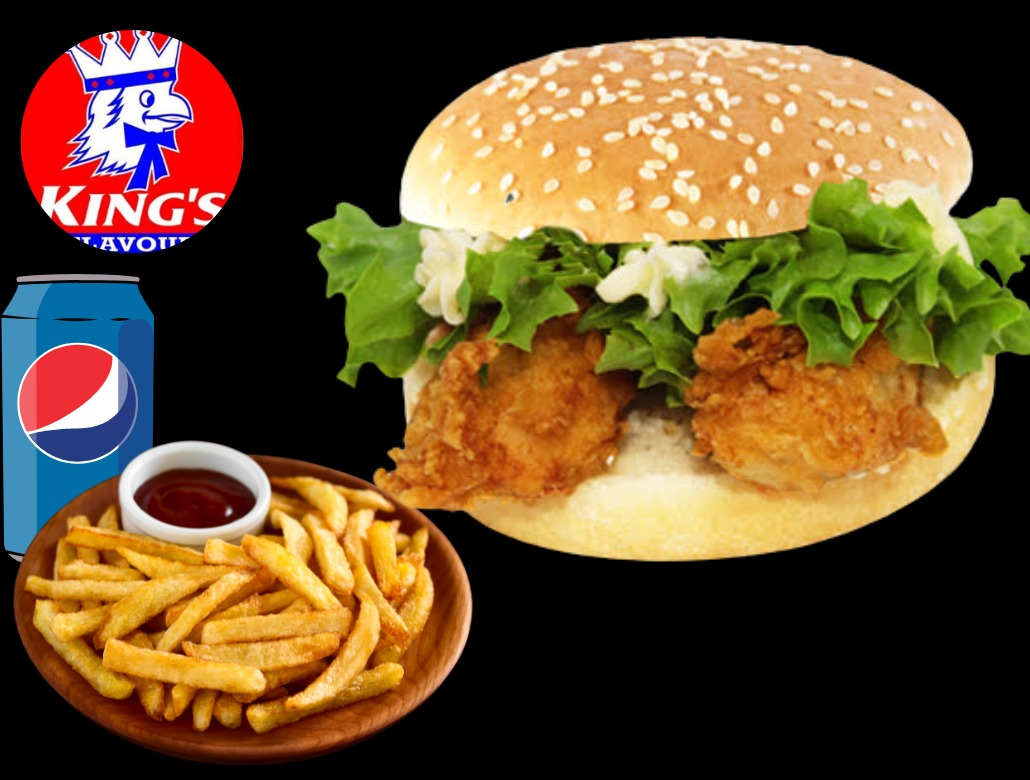 Chicken Strip Burger Meal